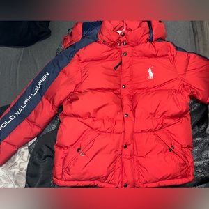 men’s xl polo puffer coat